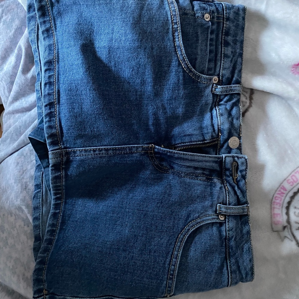 Garage mini jean skirt